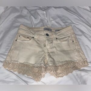 Daytrip Khaki Jean Shorts